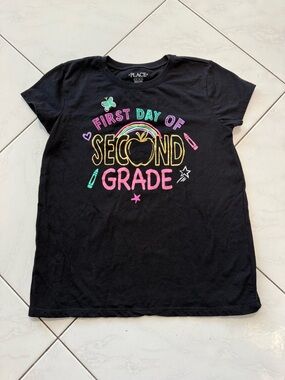 Girls "First Day of Second Grade" Tee